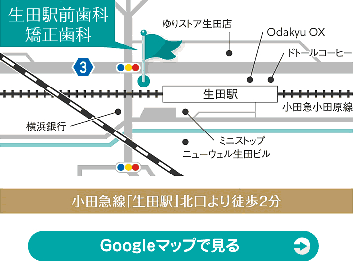 生田駅前北口地図